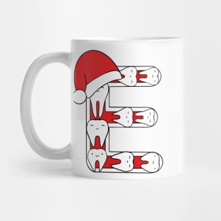 Letter E (Happimola Christmas Alphabet) Mug